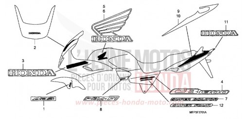 MARQUE (CB1300S/CB1300SA) CB1300SA8 de 2008